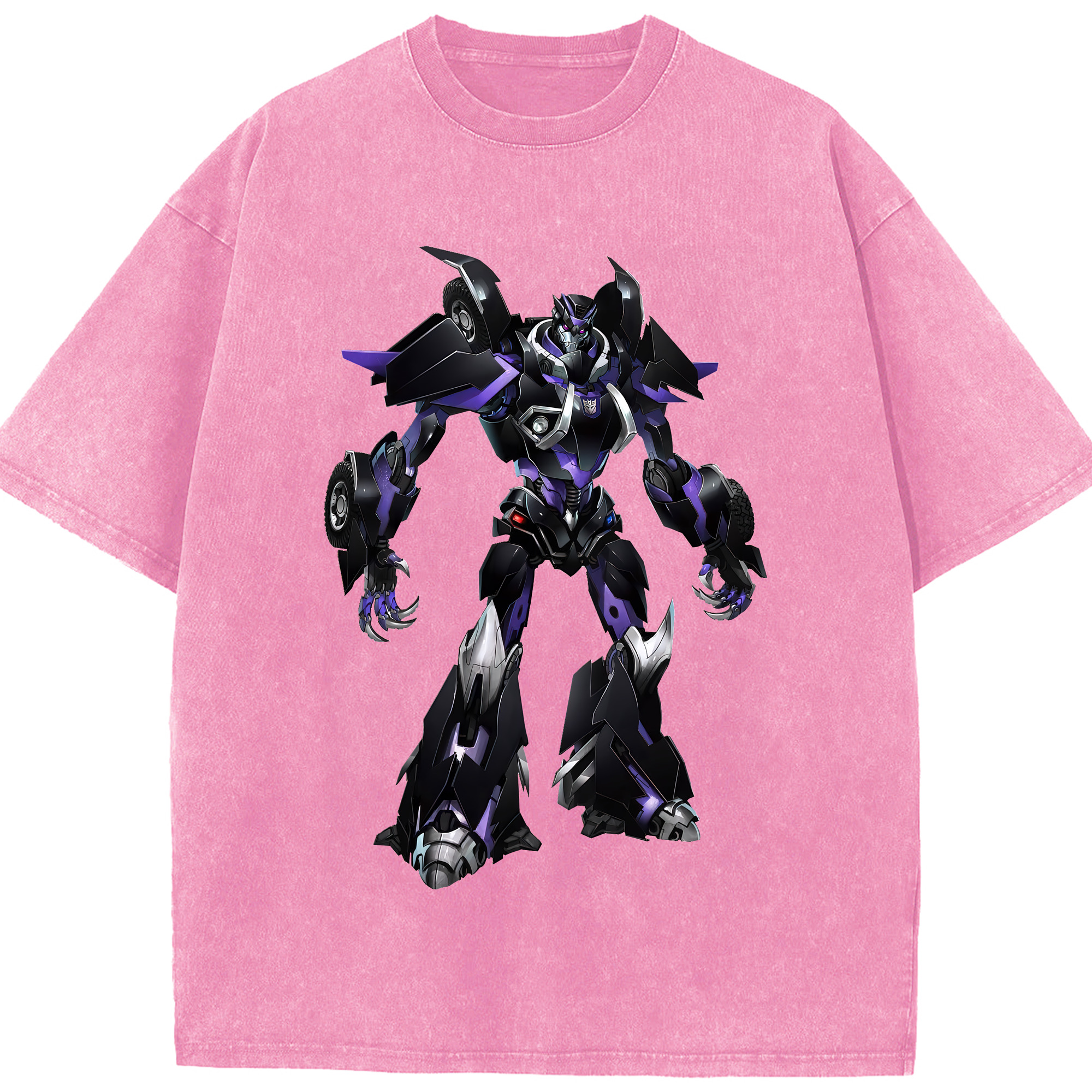 （画像用） Transformers トランスフォーマー 綿100% ヴィンテージ風 半袖Tシャツ（フロントプリント）